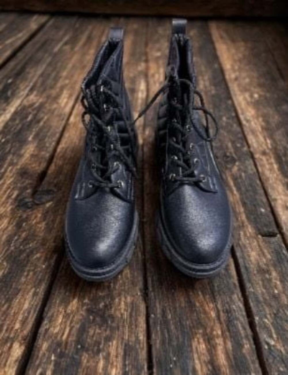 Nautica Women's Quilted Lace-Up Combat Ankle Boots